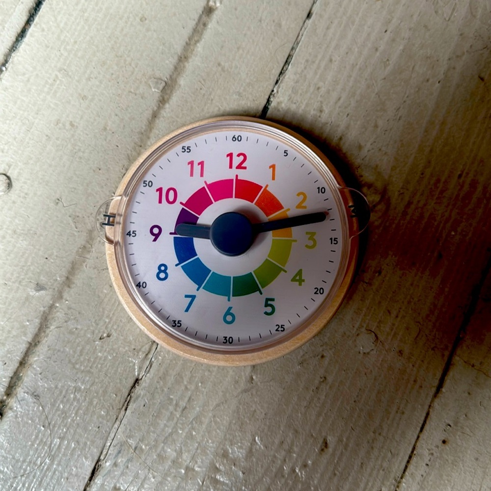 Lovevery Wooden Kids Clock